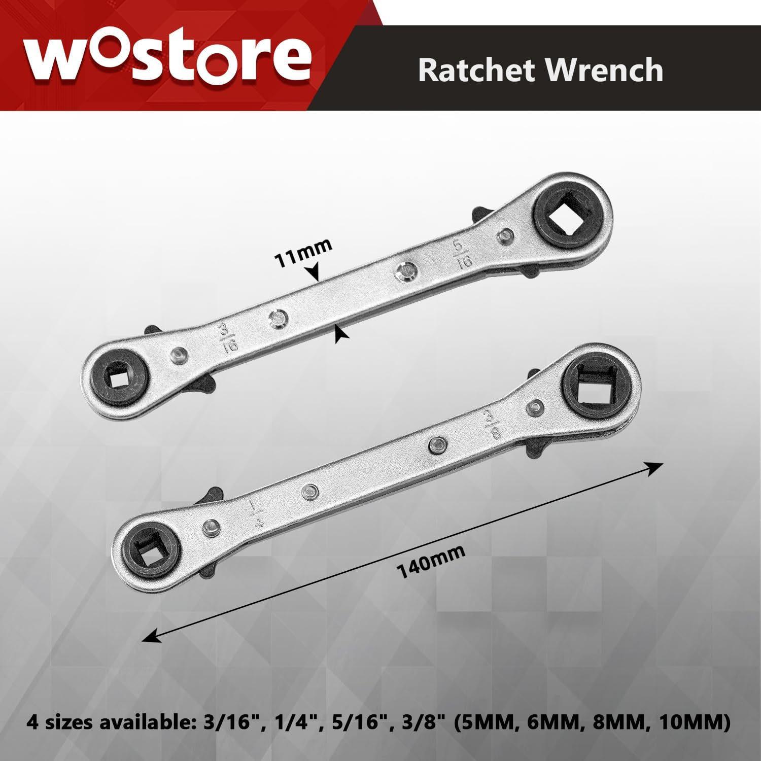 Wostore Flaring Swage Tool Kit for Copper Plastic Aluminum Pipe With Tubing Cutter & Ratchet Wrench