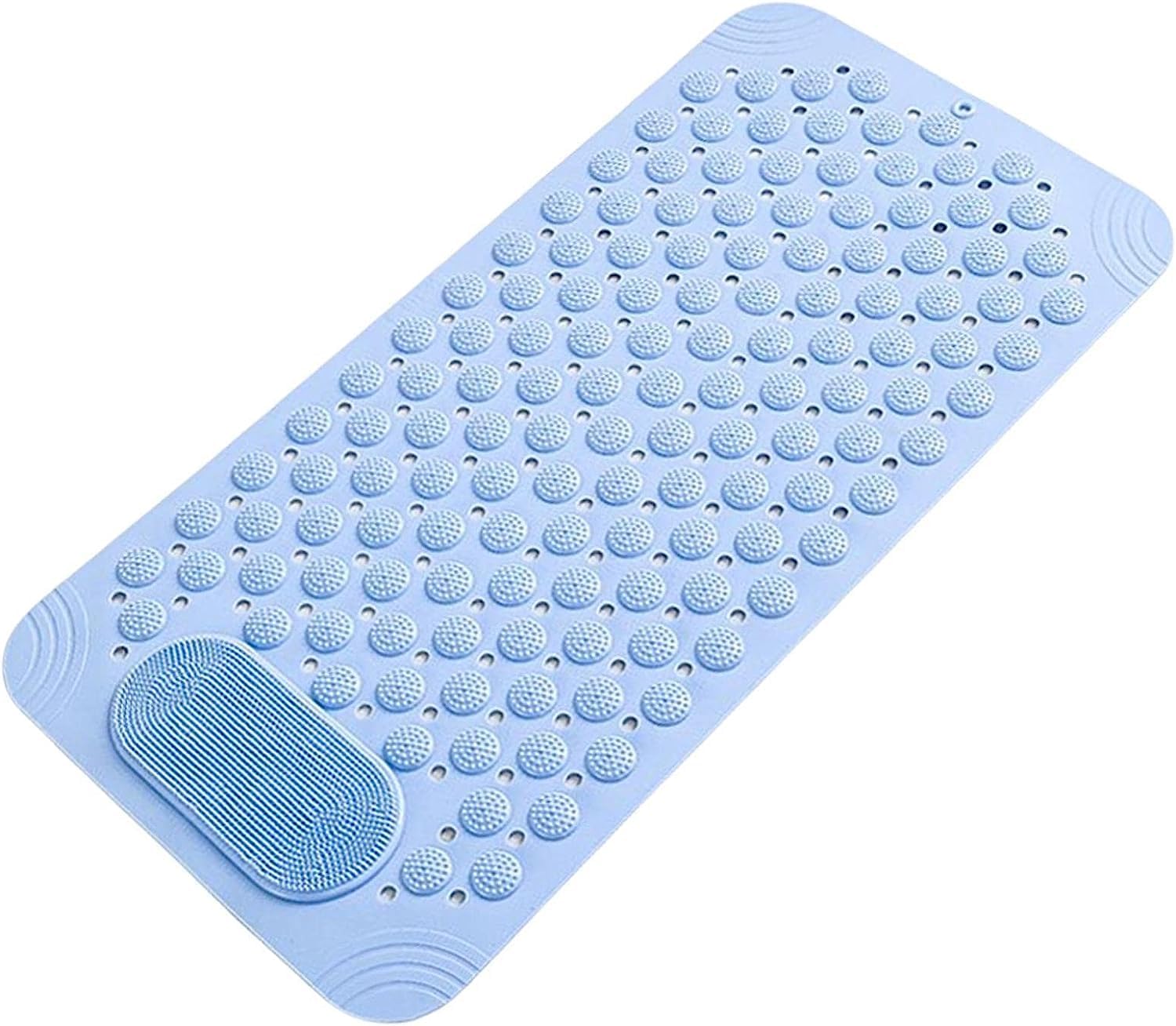 Buy RichAxis Anti Skid Bath mat with Foot Scrubber for Bath Room Shower