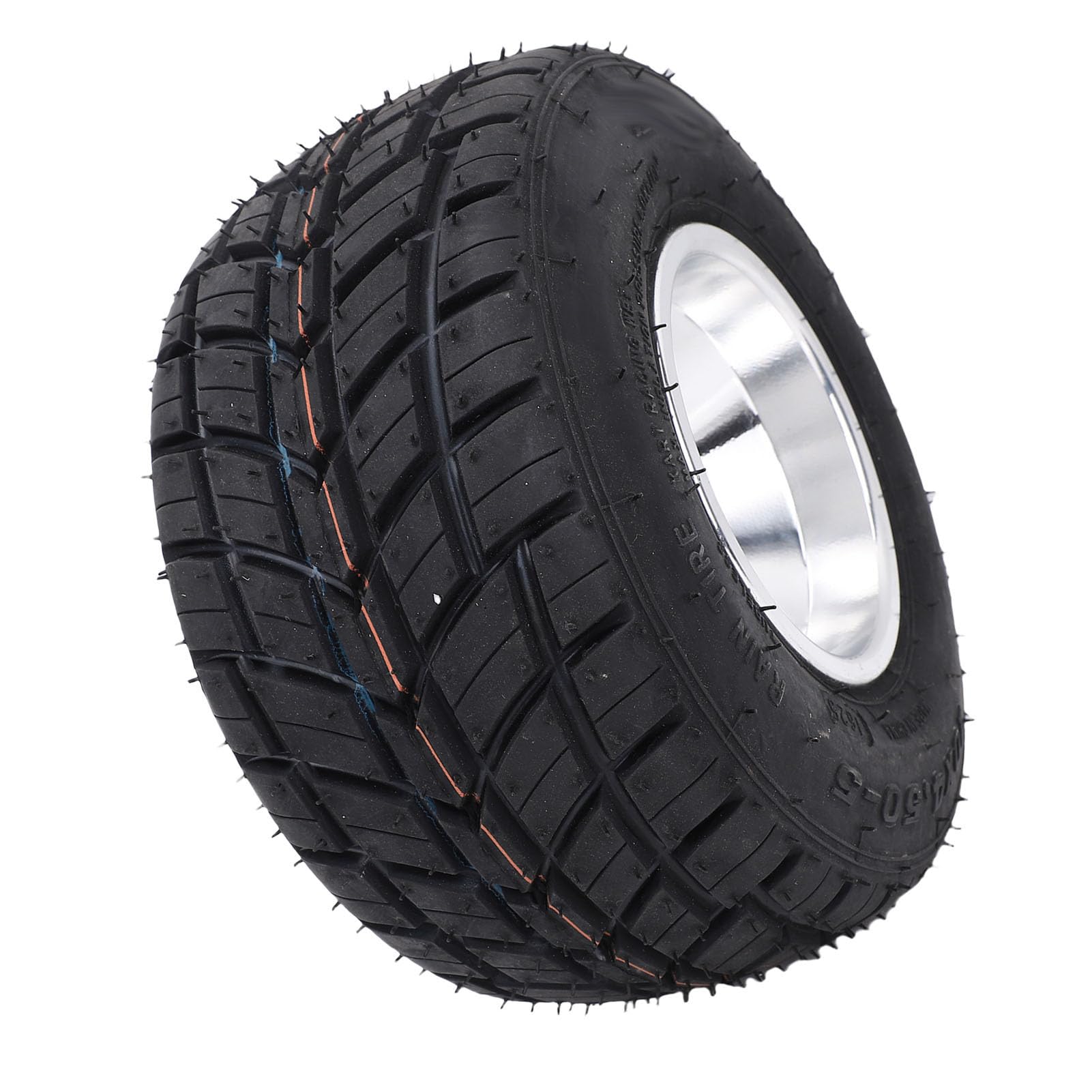 10x4,50-5 Vorderradfelgenreifen, 4PR Tubeless-Vorderradfelgenreifenbaugruppe, Niedriges Profil, Pannensicher, 3 Bolzen, 50 Mm Abstand für Go Kart, ATV, UTV, Golfwagen, Rasenmäher,