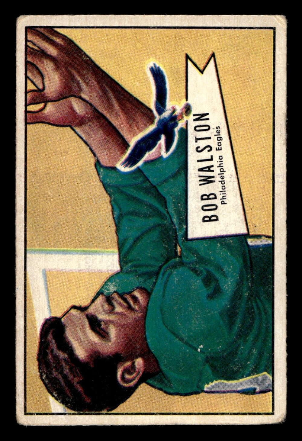 1952 Bowman Small #138 Bobby Walston G-VG RC Rookie Eagles