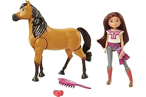 Mattel Spirit Untamed Lucky Doll and Spirit Horse Set: A Ride Together Adventure