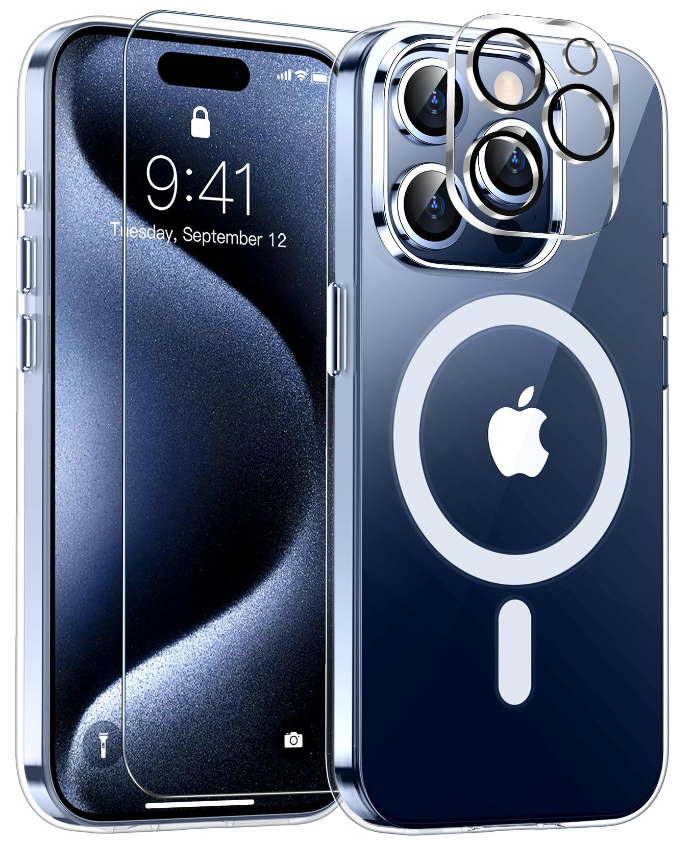 Amazon.co.jp: iphone 15 pro ケース クリア マグセーフ対応 い 