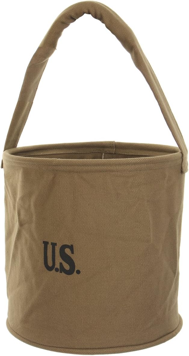 Reproduction WW2 American US Army Folding Canvas Water Bucket