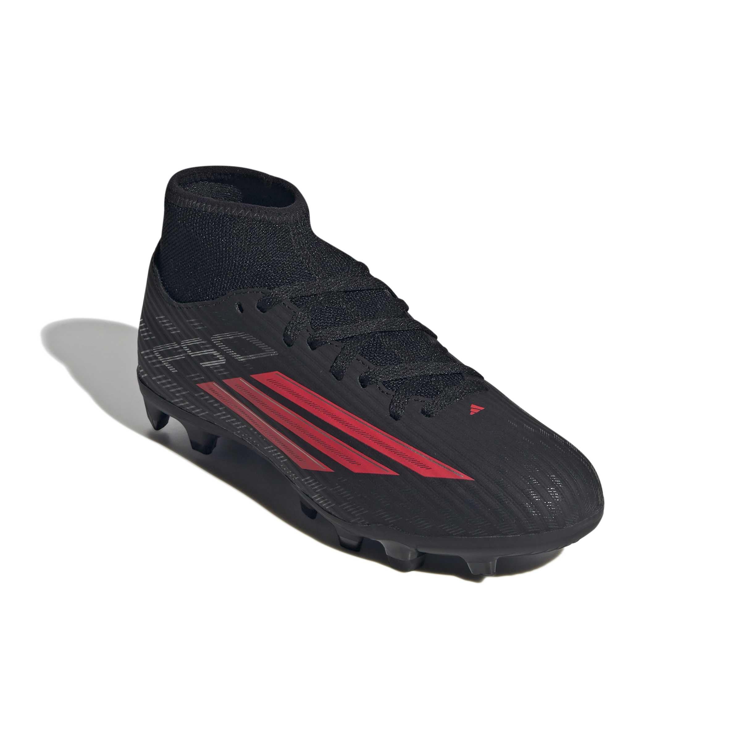 adidas Kinder F50CLUB MID FG/MG Fußballschuh J gelb/schwarz/Klares Rot