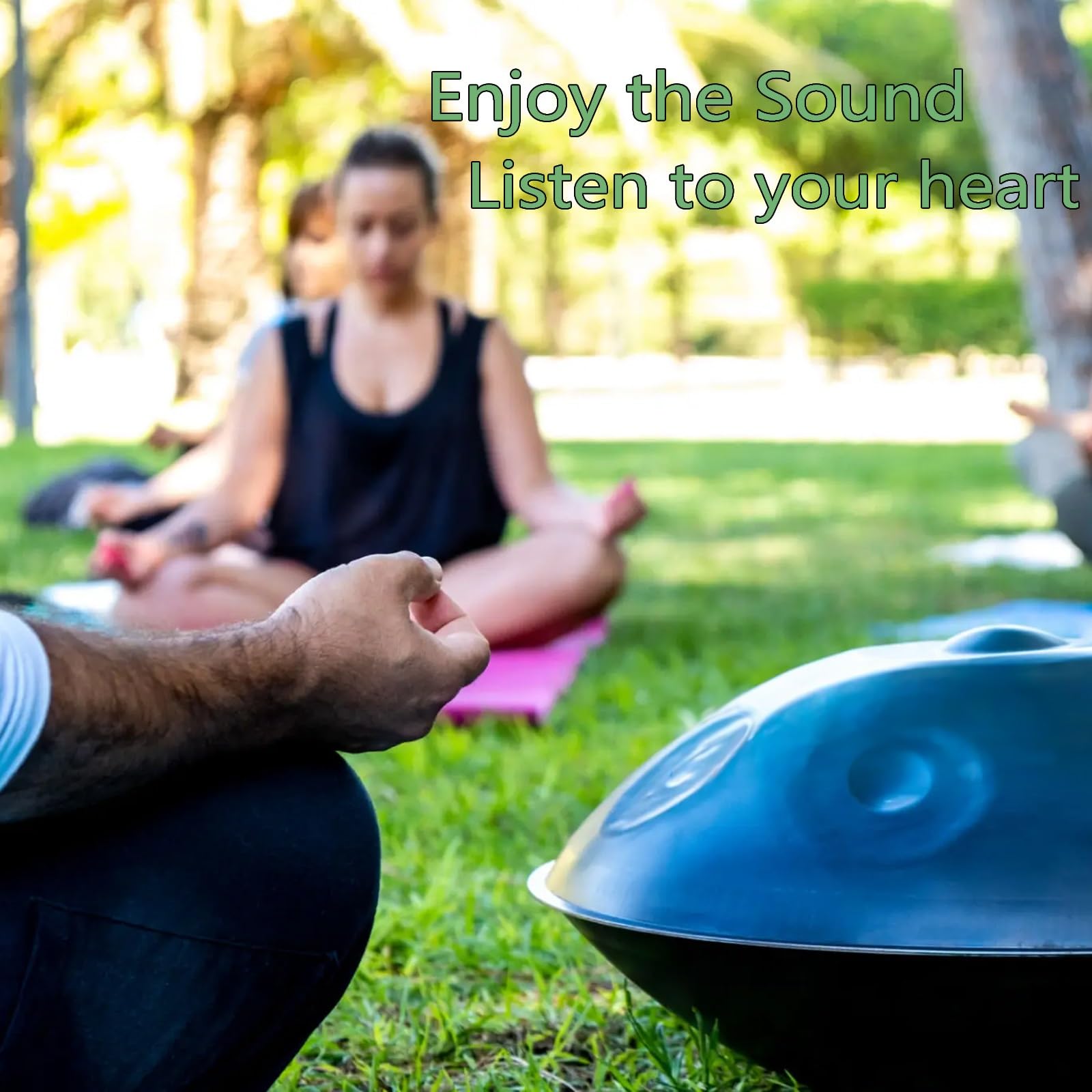 Tambour Handpan À 432 Hz / 440 Hz, Tambours Handpan De 9/10 / 12 Notes Pour Adultes Et Enfants, Tambour À Langue En Acier De 55 Cm Pour L'éducation Musicale, Le Yoga, Méditation Et Cadeaux Zen (Siz