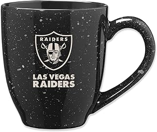 Rico Industries NFL Football 16 oz Team Color Laser Engraved Speckled Ceramic Coffee Mug