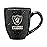 Rico Industries NFL Football Las Vegas Raiders Raider Nation 16 oz Team Color Laser Engraved Speckled Ceramic Coffee Mug
