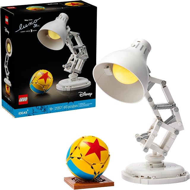 LEGO Disney Pixar Luxo Jr. Room Decor and Building Set for Adults