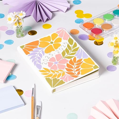 Vista 43 de Eccolo 2025-2026 - Agenda botánica de lino de 18 meses, páginas mensuales y semanales (5.25 x 7.75 pulgadas - julio de 2025 - diciembre de 2026)