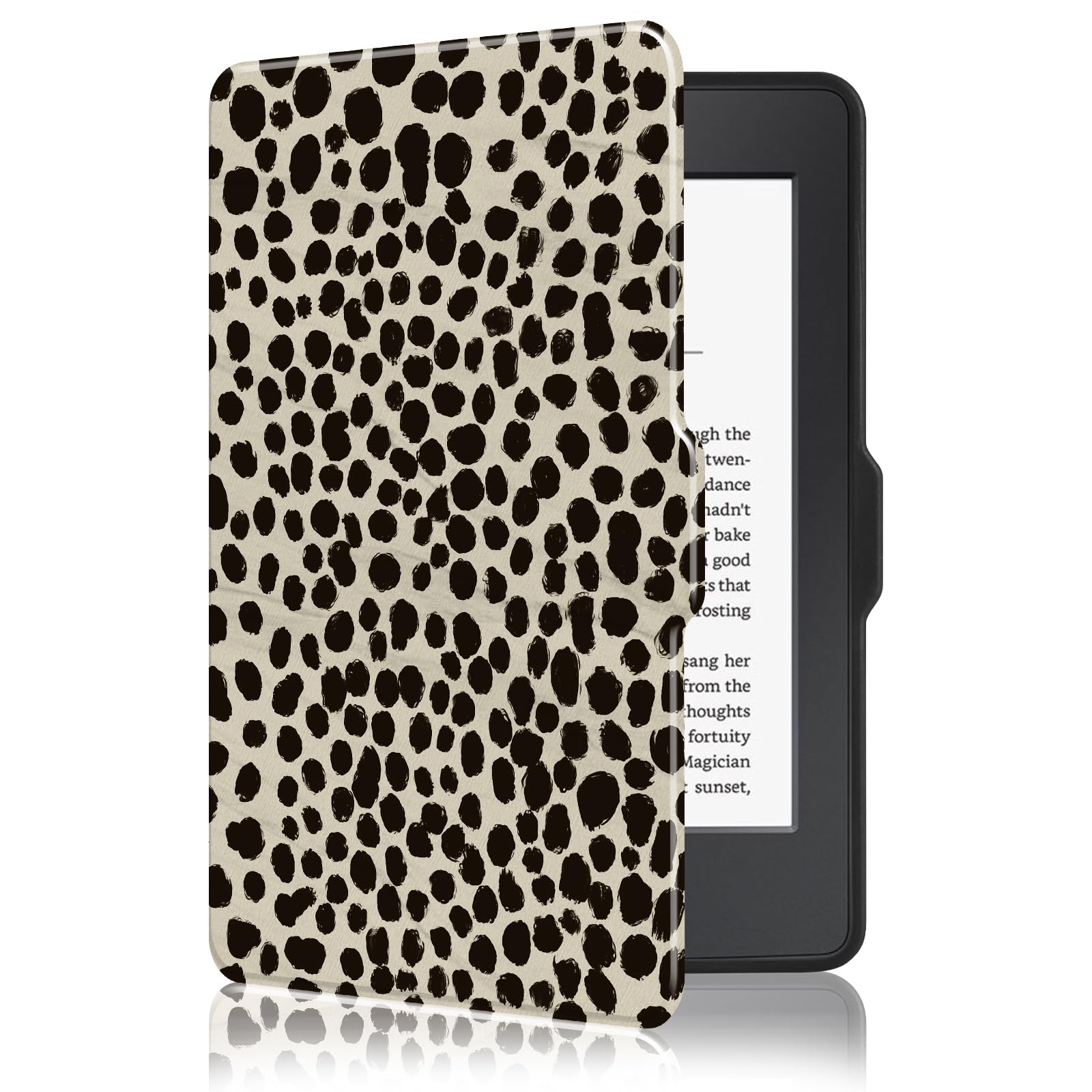 MOROCK Custodia per Kindle Paperwhite da 6 pollici di 5a/6a/7a generazione 2012-2017 rilasciato (modello n. EY21 e DP75SDI), custodia leggera in pelle PU di alta qualità con accensione e spegnimento