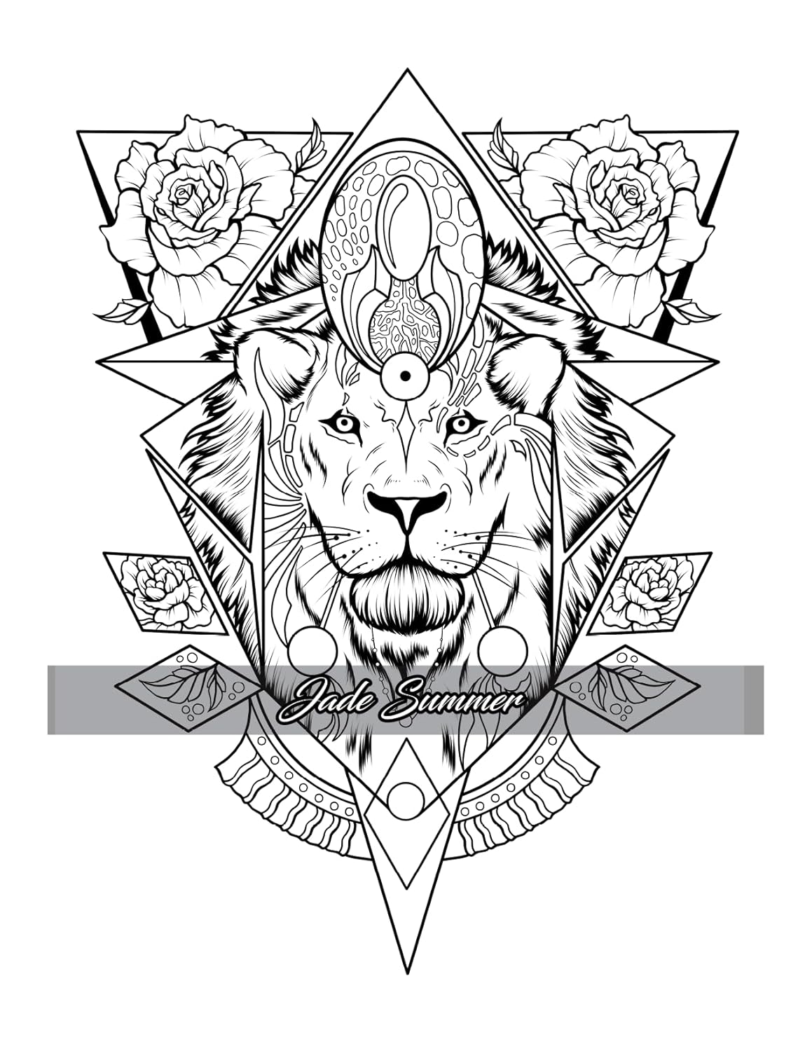 100 Tattoos: Tattoo Coloring Book for Adults with Incredible Designs of Animals, Flowers, Fantasy, Skulls, and More! - Image 31