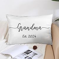 Vista 12 de Generic Funda de almohada personalizada para mamá con nombres personalizados de los niños, funda de almohada de 12 x 20 pulgadas, funda de almohada