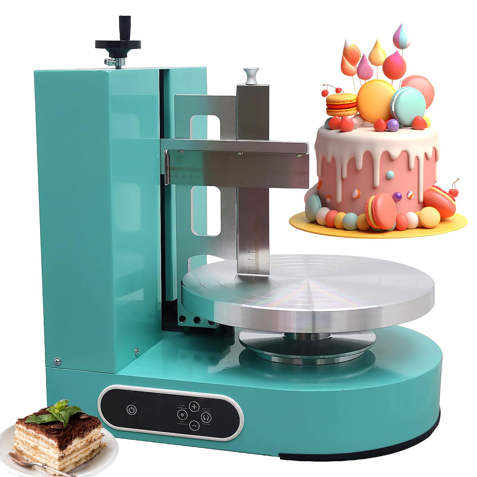 Esparcidor eléctrico comercial de crema para tartas, alisador de glaseado ajustable para decoración y revestimiento profesional de pasteles