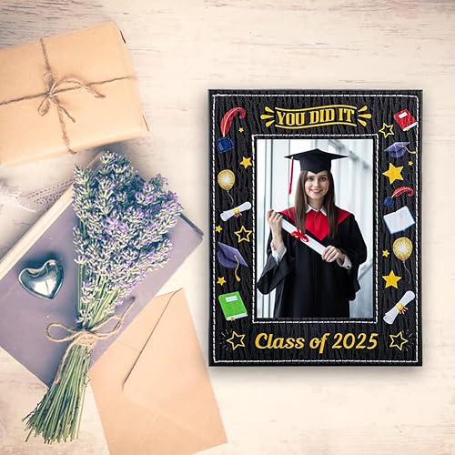 Vista 48 de PETCEE Regalos de graduación de jardín de infantes – Marco de fotos de graduación de jardín de infantes 2025 de 4 x 6 pulgadas, marco de fotos