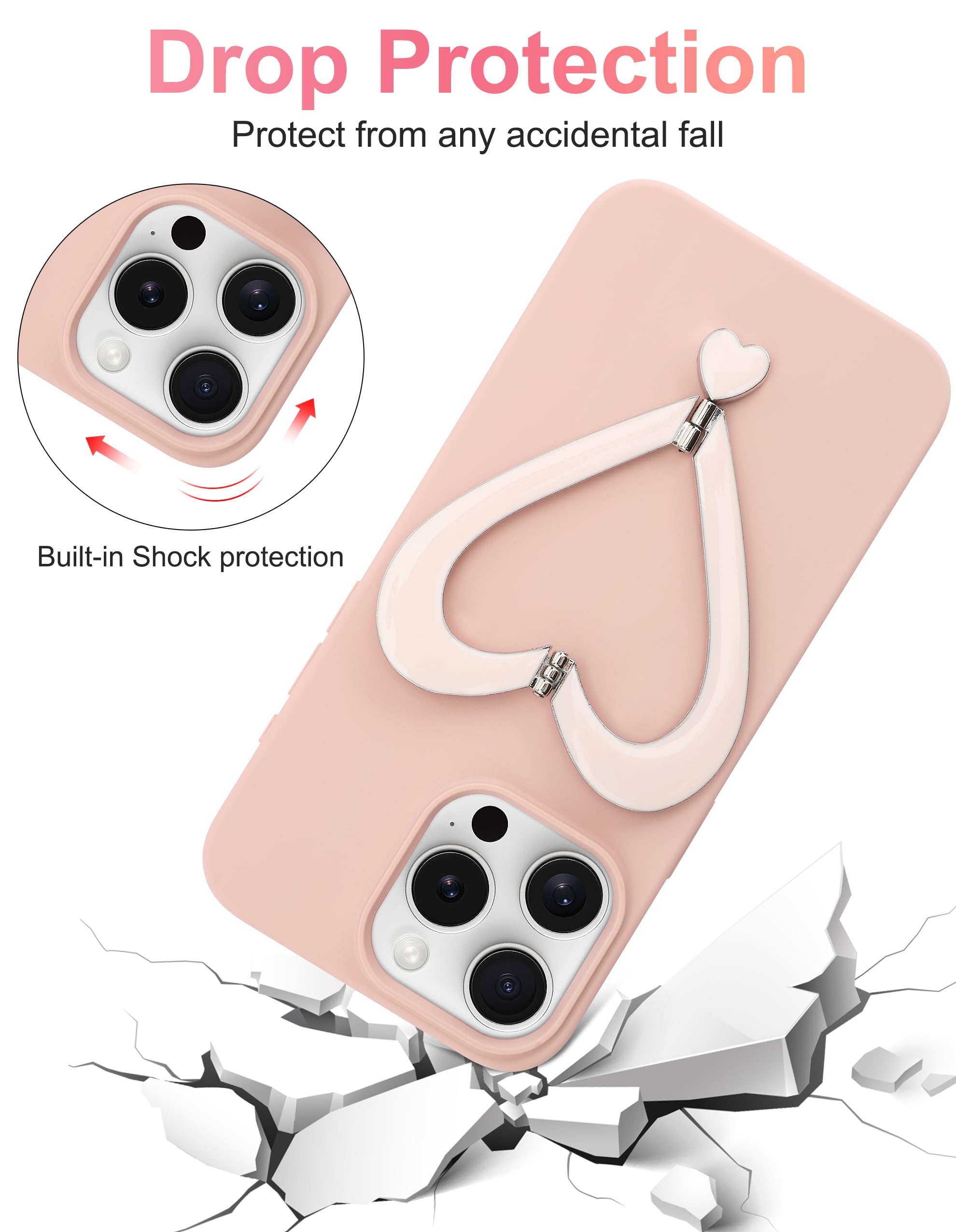 Ufbara Compatible With IPhone 17 Pro Case For Women Men - View #5