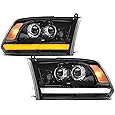 AmeriLite Dodge Ram projector headlight assembly meeting DOT/SAE standards