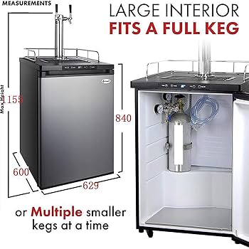 Amazon｜ダブルヘッドビールマシン、163L業務用ドラフトビール