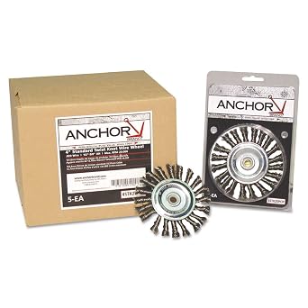 102-4K58, Anchor 4" Knot Wheel 4"X .014 5/8-11