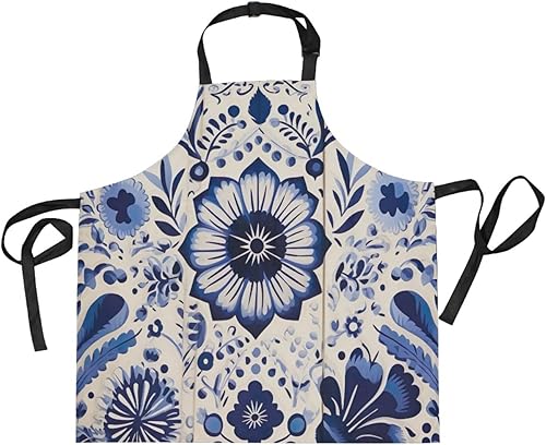 Violet Men - Delantales de barbacoa para hombre, delantales para cocinar, delantal de cocina impermeable, delantales para panaderos