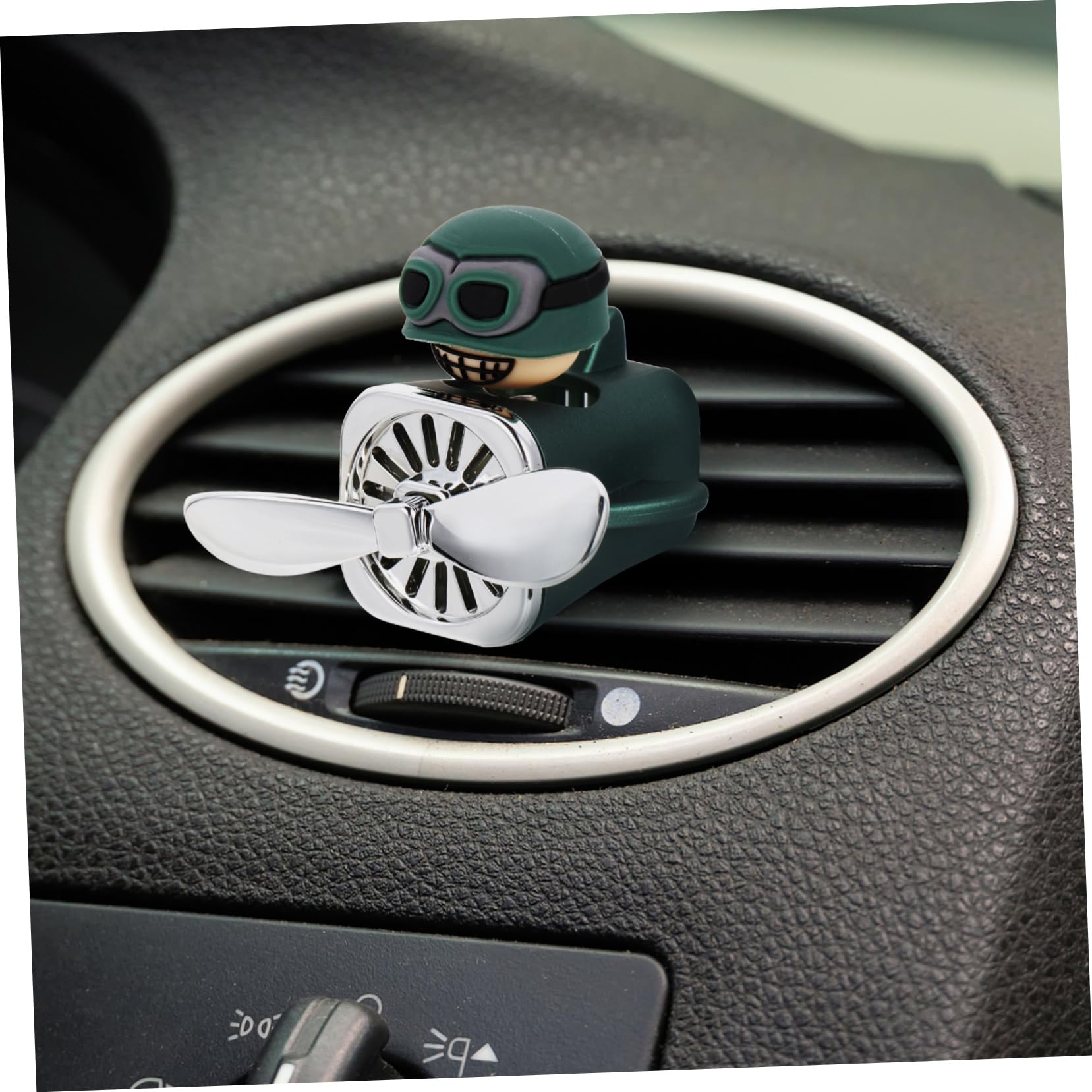 GLEAVI 3pezzi Profumatorper Auto Cartoon Con Clip Per Ventilazione Decorazione Aromatica Rotante Design Divertente Per Ufficio e Auto Fragranze Inclusi
