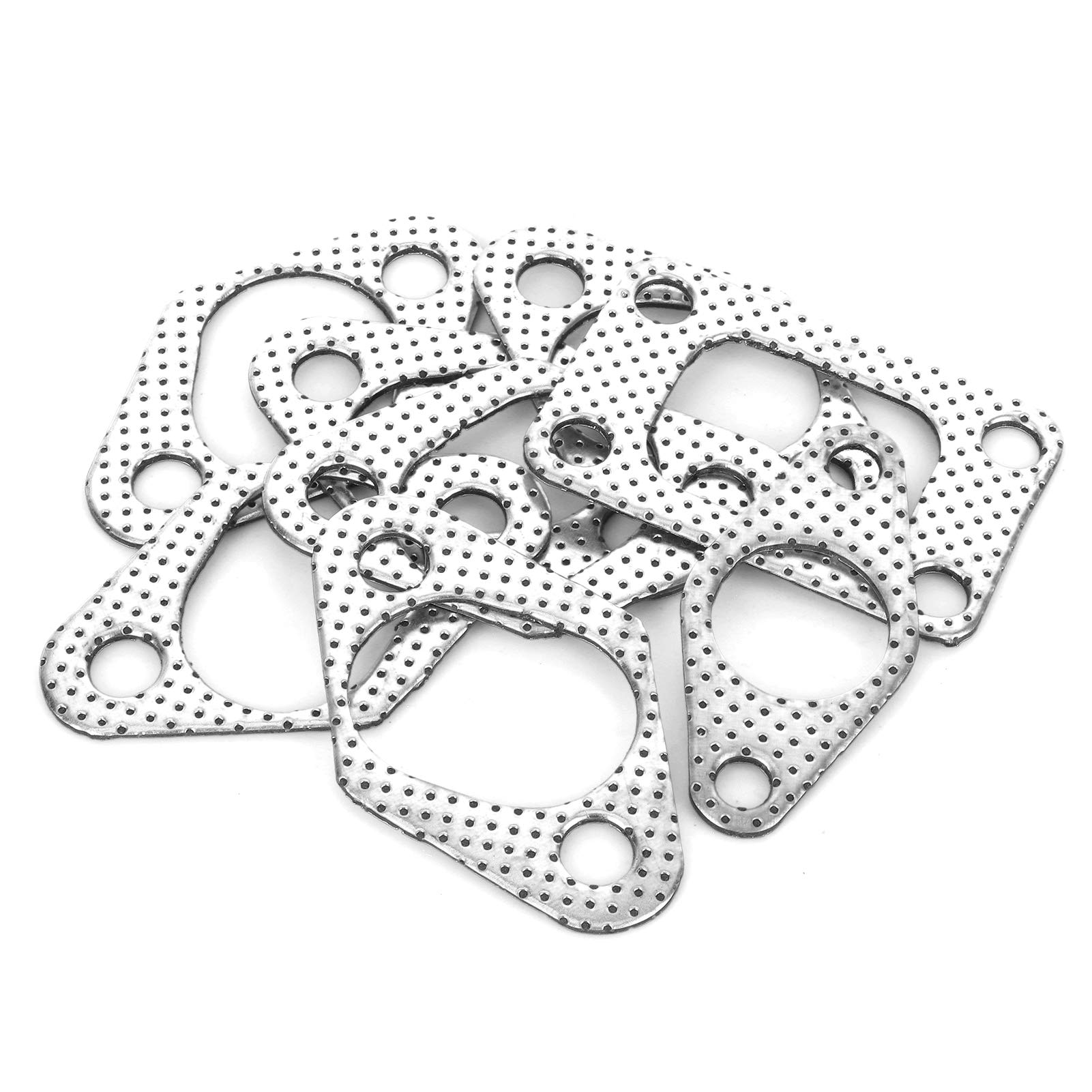 Guarnizione collettore di scarico, 8 pezzi Set guarnizioni collettore di scarico auto per SKYLINE R32 RB20DET / R33 RB25DET Guarnizione collettore di uscita