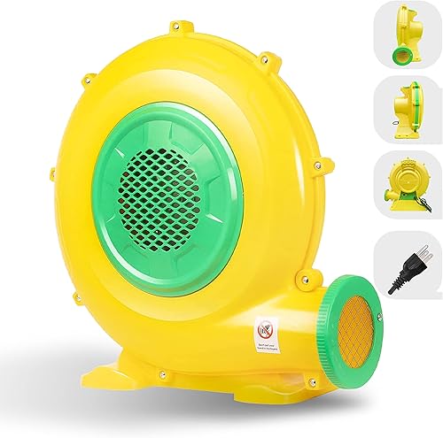 Soplador de aire de 370550750950 vatios soplador de aire inflable para casa de rebote soplador de aire inflable al aire libre y toboganes soplador