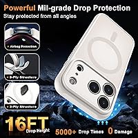 Vista 30 de MOCCA - Funda magnética resistente para iPhone XR de 6.1 pulgadas, compatible con MagSafe, funda con protección contra caídas de grado militar