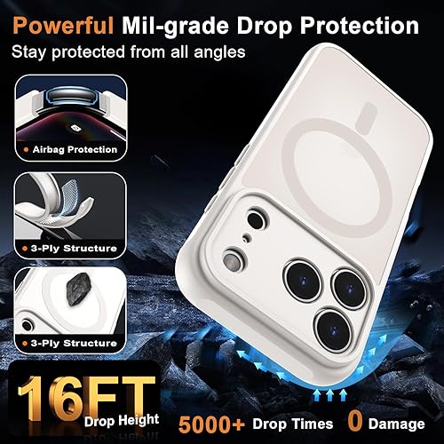 Vista 41 de MOCCA - Funda magnética resistente para iPhone 11 de 6.1 pulgadas, compatible con MagSafe, protector de pantalla de vidrio + protector de lente