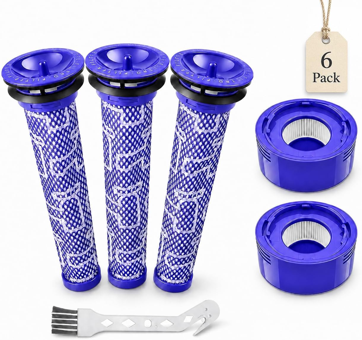 Filter Compatible with Dyson V7, V8 Animal and V8 Absolute Cordless Vacuum