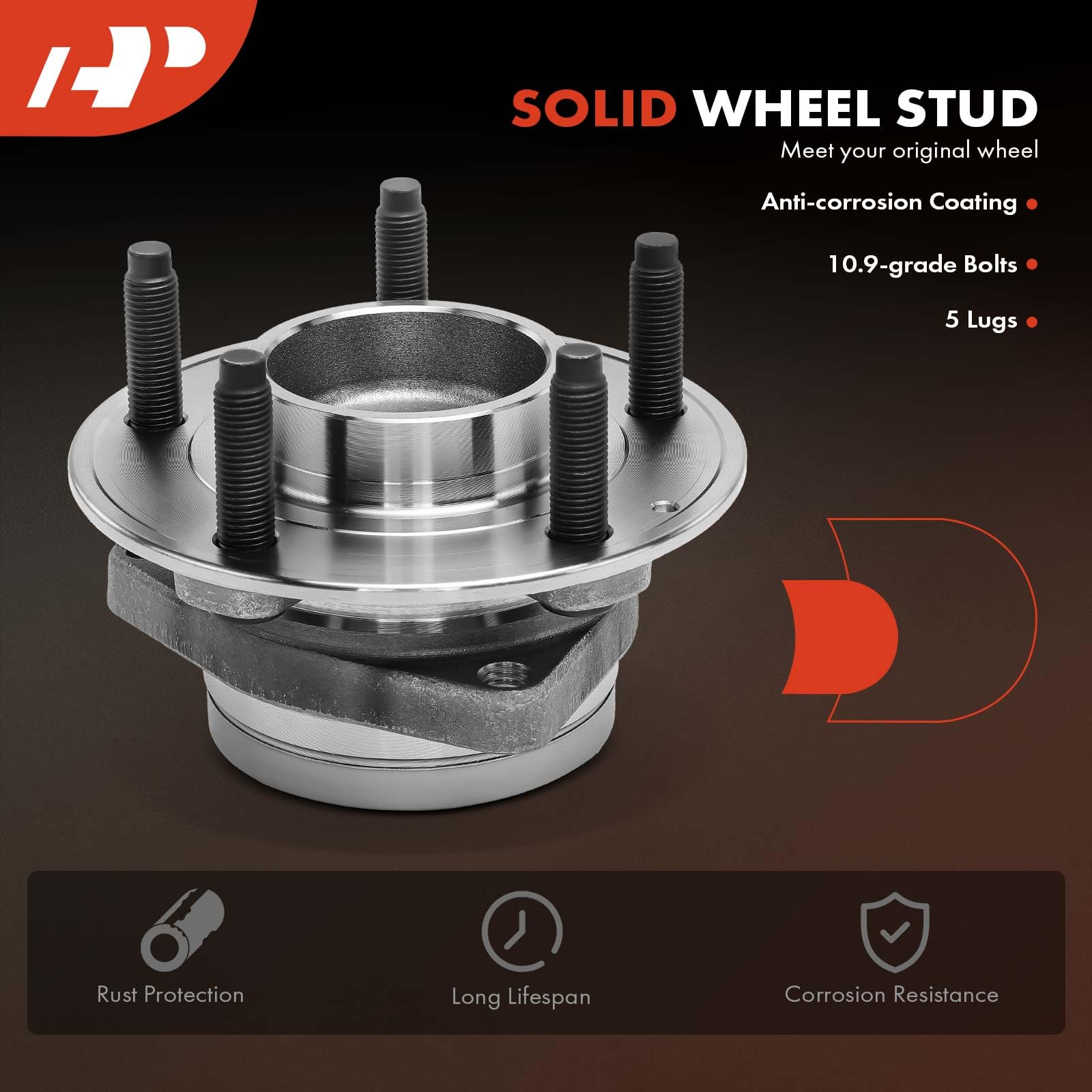 A-Premium Wheel Hub And Bearing Assembly Compatible With Buick - View #6
