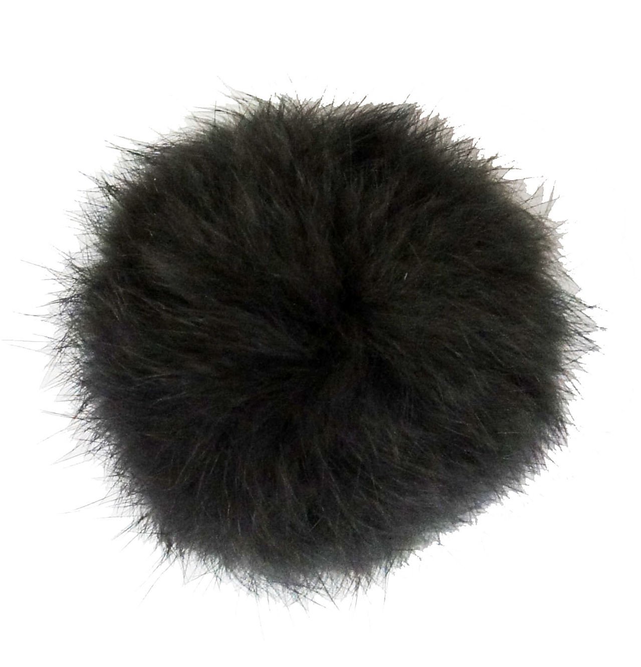 Fourrure de lapin à pompons HAND de 7cm, l'excellence des finitions