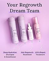 Vista 8 de Keranique Tratamiento para el crecimiento del cabello para mujeres, 2% de minoxidil para mujeres, crecimiento del cabello, fuerza y engrosamiento