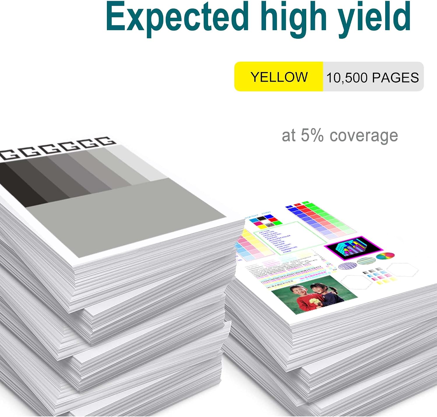 655A Yellow Toner Cartridge Replacement for HP 655A CF452A for HP Color Laser Enterprise M652, M653 M681,M682 Series