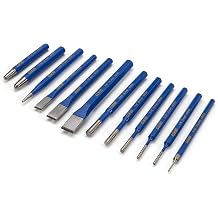 12-Piece Cold Chisel, Pin, Center and Starter Punch Set