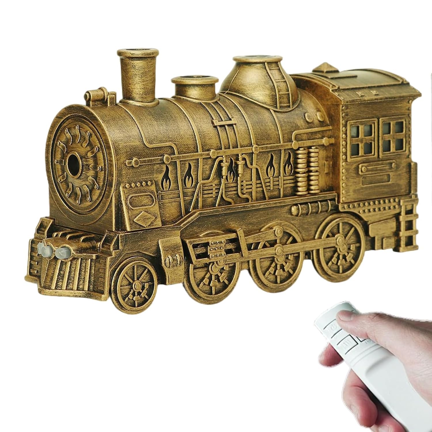 300ml Train Humidifier Aroma Diffuser with Night Light Remote Control Auto-Off Ultra Quiet for Home Bedroom Office Desk