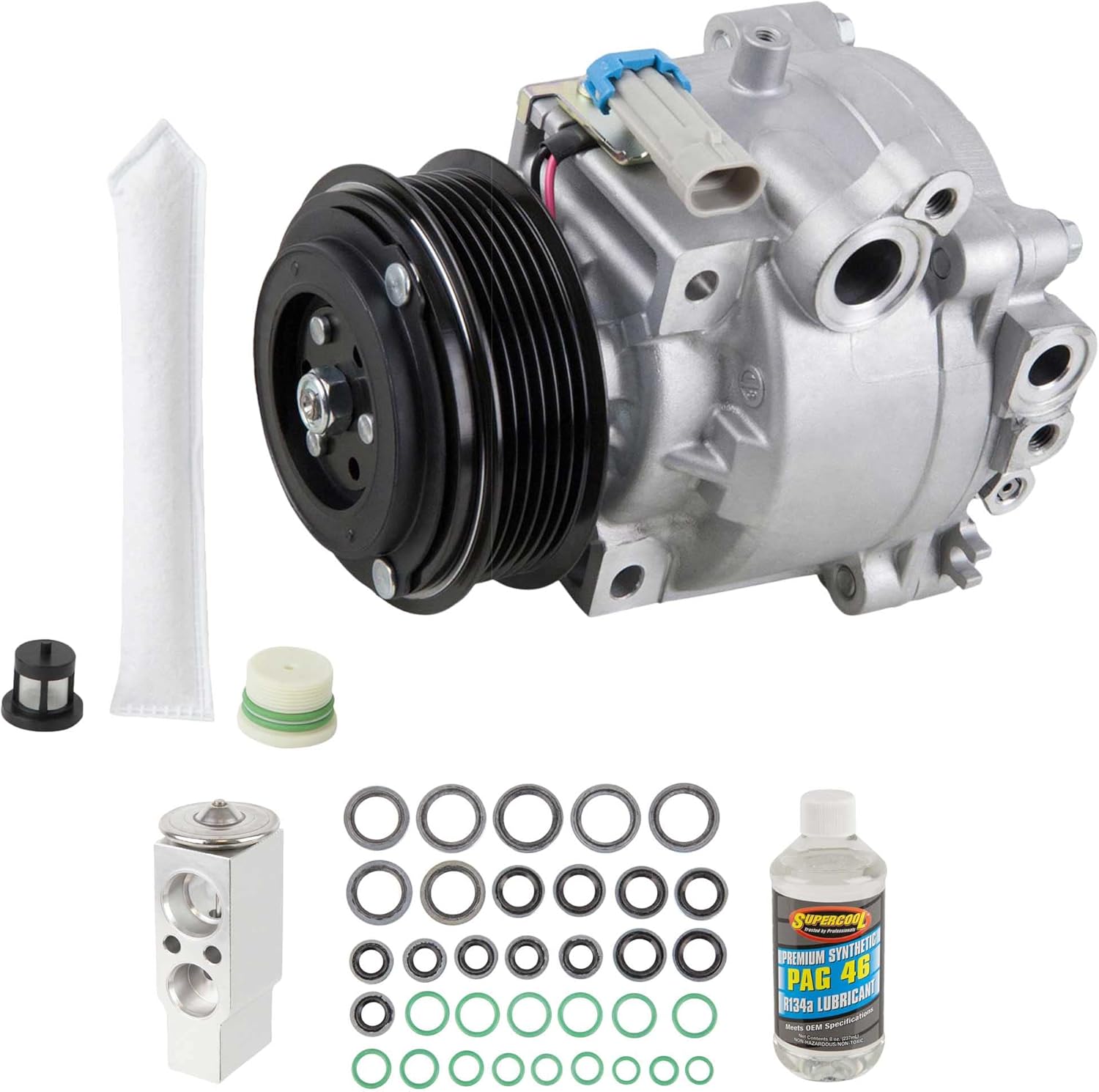 For Buick Encore 2013 2014 2015 AC Compressor & A/C Repair Kit - BuyAutoParts 61-93699RK New