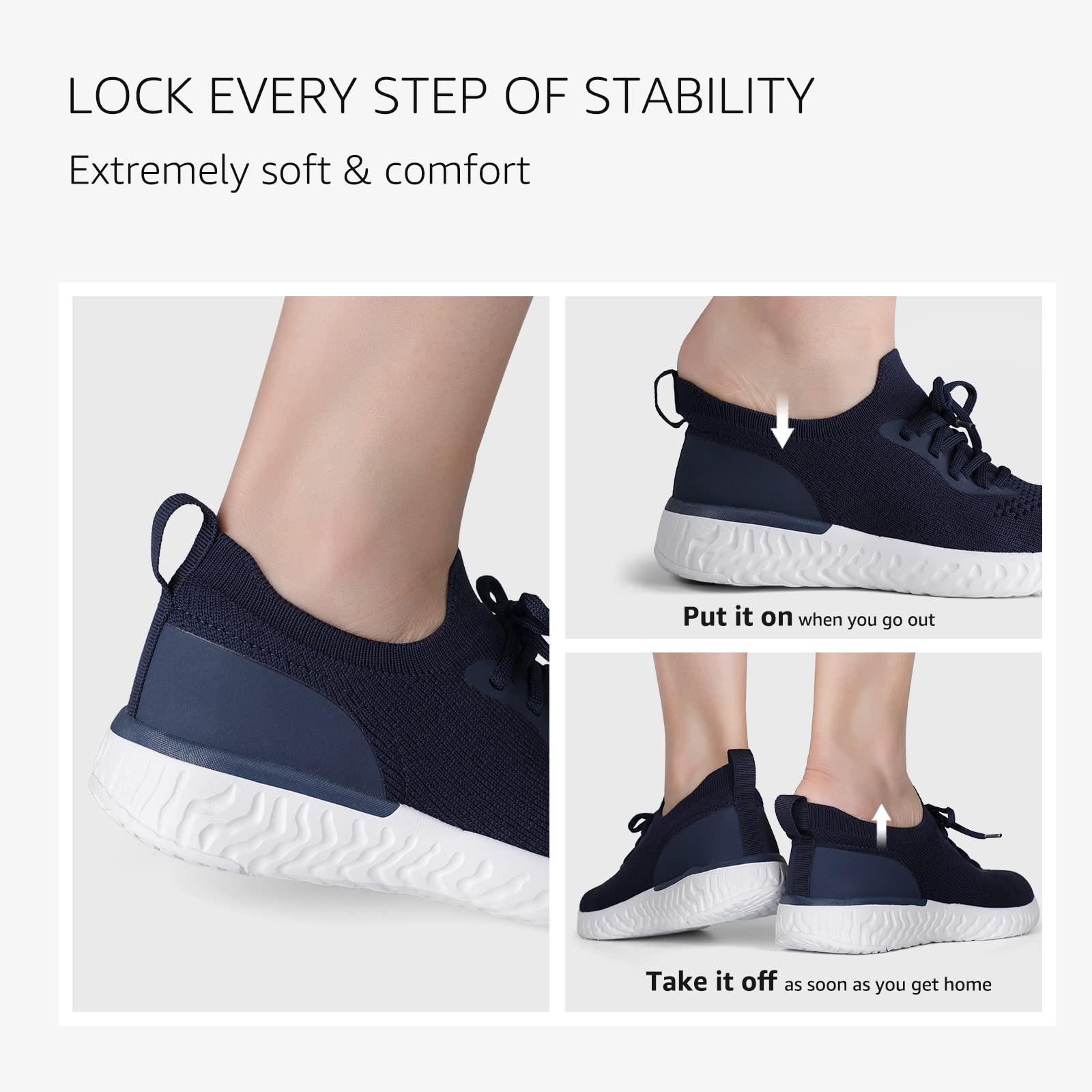 HKR Donna Scarpe Ginnastica Running Camminare Sportive Fitness Sneaker