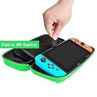 Vista 37 de daydayup Switch Carrying Case Compatible with Nintendo Switch 2, with 24 Games Cartridges Protective Hard Shell Travel Carrying Case Pouch for