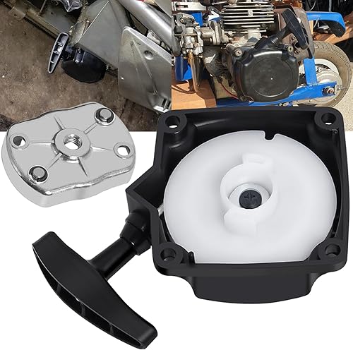 PODOY Arrancador recoil con pinza para Pawl Cog para 33 cc 43 cc 47 cc 49 cc 50 cc Pocket Dirt Bike Scooter Chopper ATV