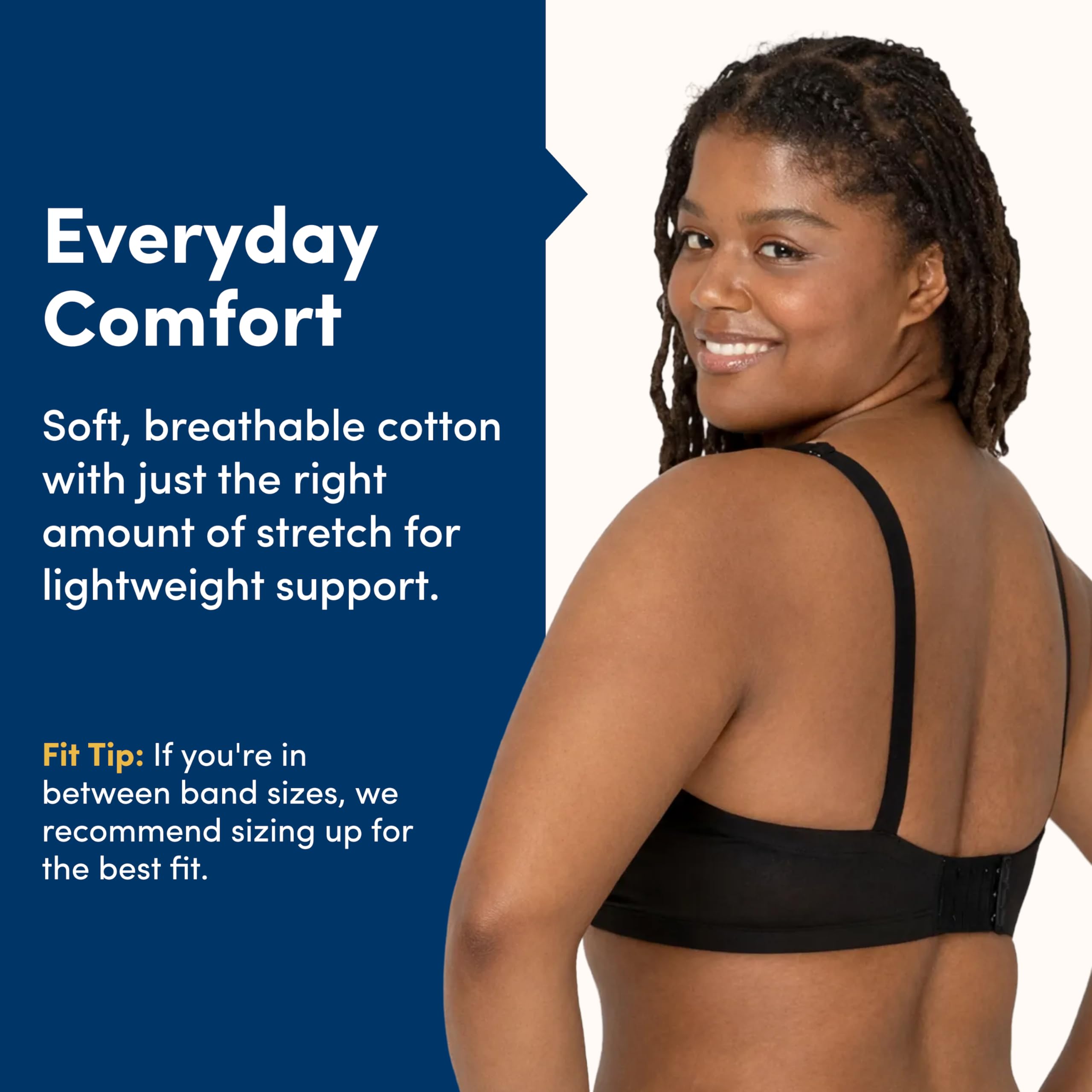 Fruit of the Loom Women's Smooth Cotton T-Shirt Bra - Ultra-Soft, Flexible, and Invisible Under Tees: 36DDD Heather Grey/White