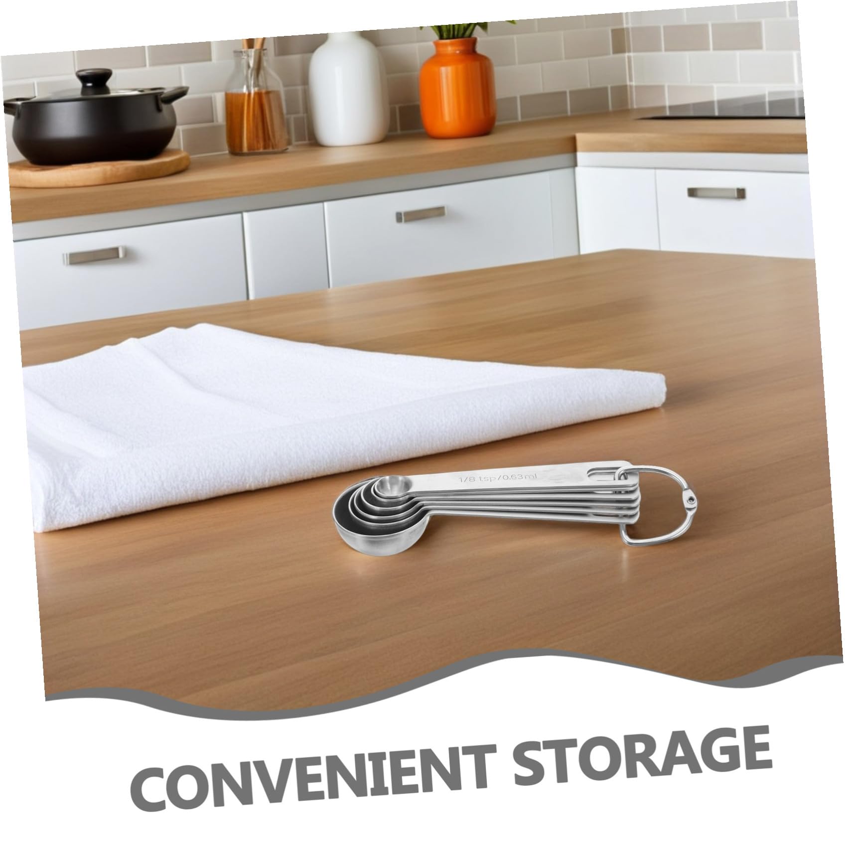 2 Sätze Edelstahl Messbecher und Messlöffel Set Robust Langlebig für Präzises Messen von Trockenen und Flüssigen Zutaten Komfortable Griffe Vielseitig für Backen Kochen