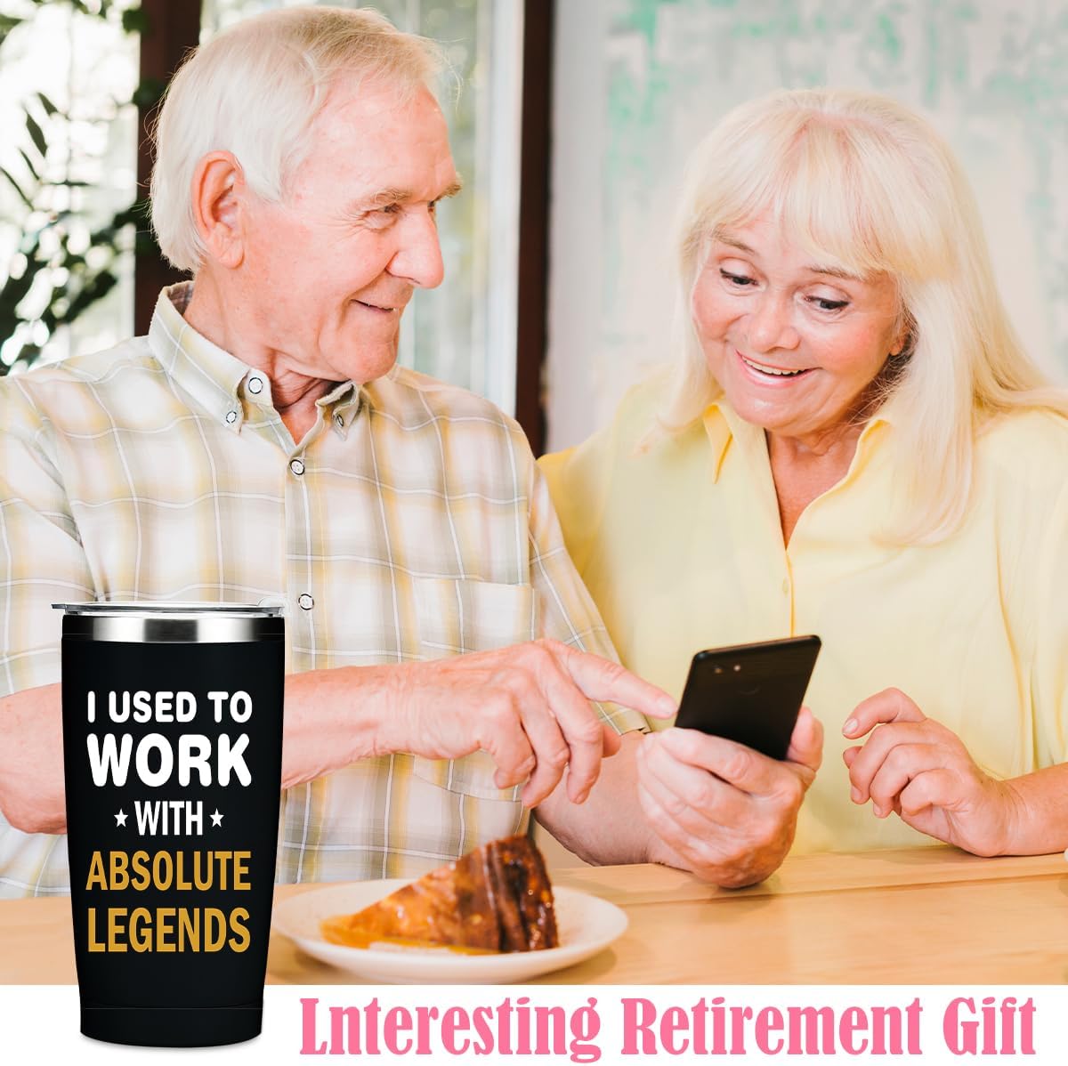 Retirement Gift for Man, Funny Traitor Noun Insulated Tumbler, Farewell Gifts for Coworkers, 20 Oz Stainless Steel Coffee Mug, Going Away Gifts for Coworkers Friend, Thermal Cup Thermos Water Glasses - Image 2