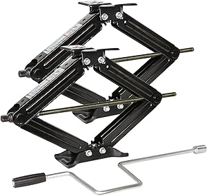 RV Trailer Camper Stabilizer Leveling Scissor Jacks