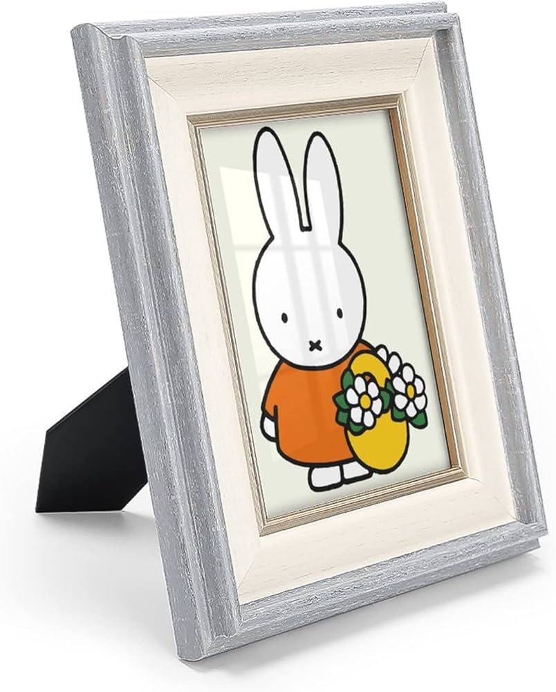 ミッフィー　フォトフレーム Amazon.co.jp: ミッフィー フォトフレーム 木製 写真立て 木目調