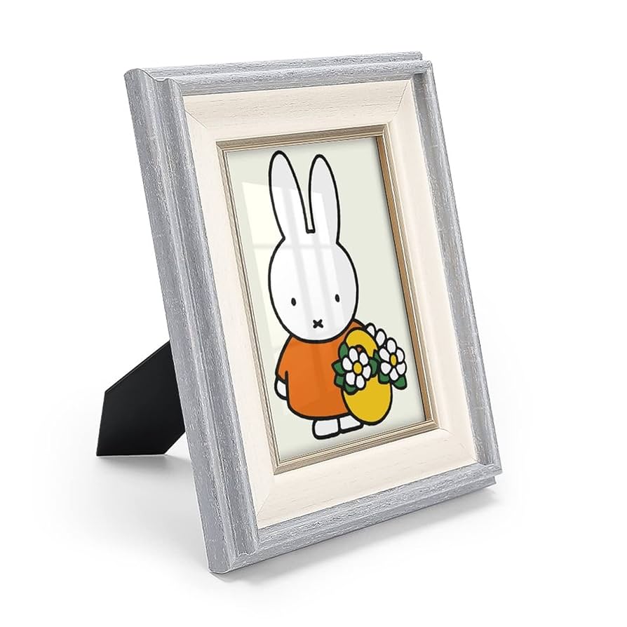 ミッフィー　フォトフレーム Amazon.co.jp: ミッフィー フォトフレーム 木製 写真立て 木目調