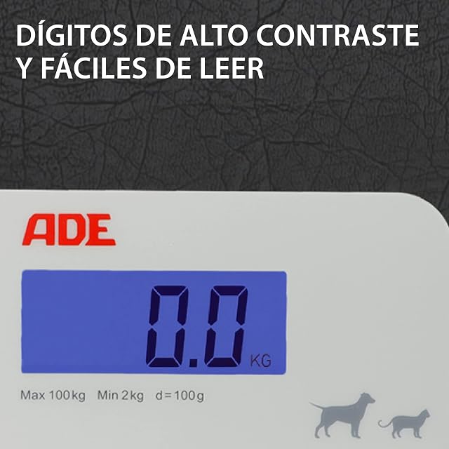 Foto 7 de 8 de ADE Báscula digital para mascotas de hasta 100 kg