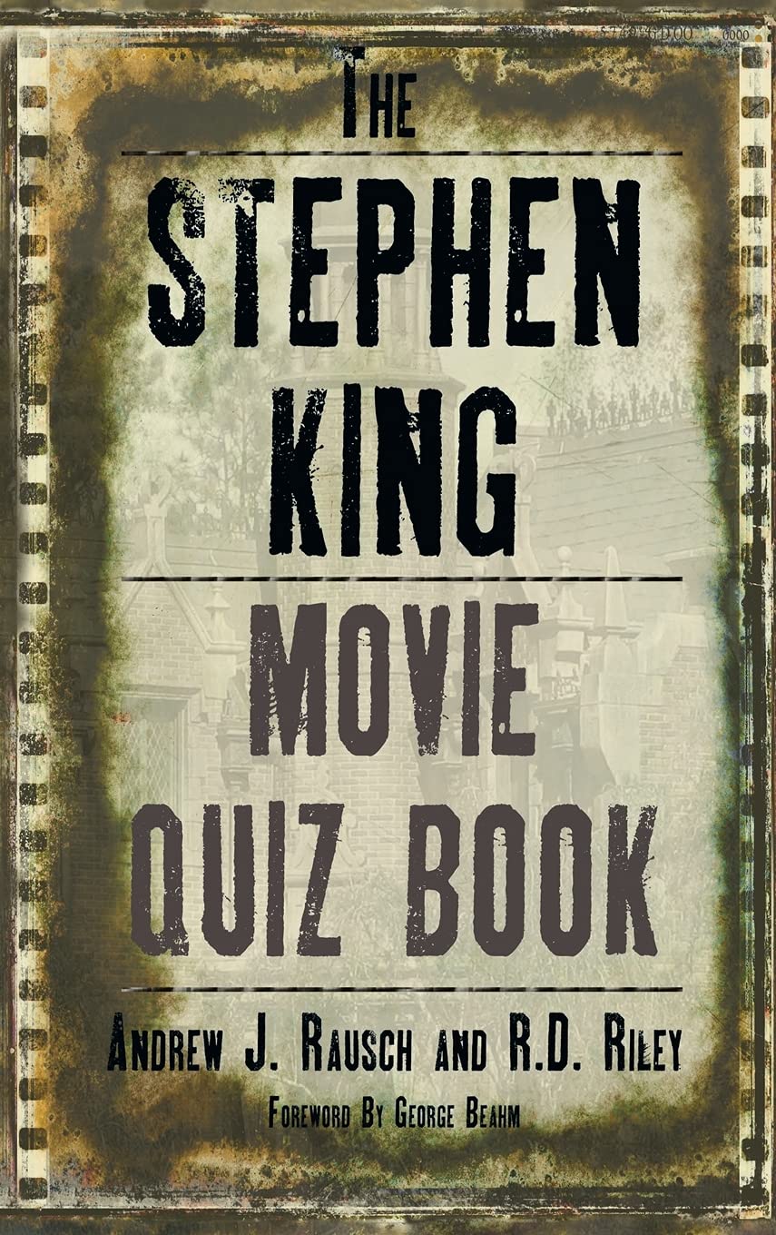 The Stephen King Movie Quiz Book beau livre cartonné idée cadeau anniversaire adulte
