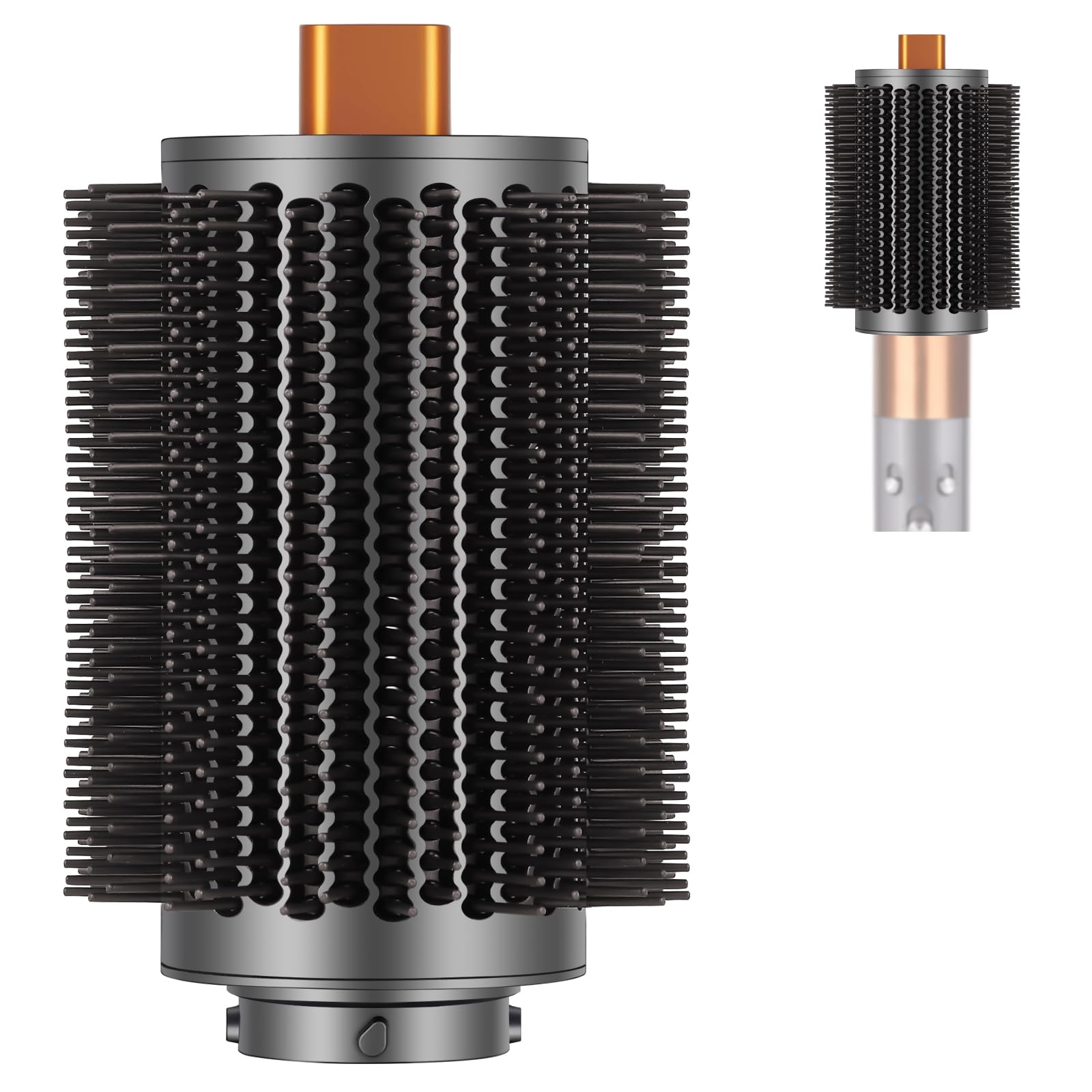 Upgraded Large Round Volumizing Brush Attachment for Dyson Airwrap HS01/05/08, Bigger Round Brush for Dyson Air wrap Accessories for Straighten Fast Dry Big Curls Add Volume