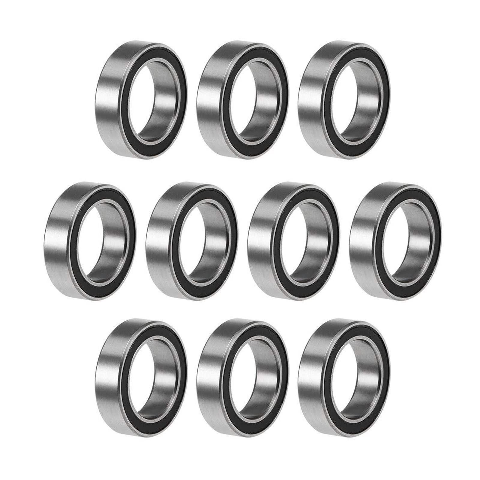 10/100PCS 6700ZZ 6700 2RS RS 6700-2RS 10x15X4 Mm Guarnizione in gomma in miniatura Cuscinetto a sfere a gola profonda ABEC-5 (Size : ABEC 5, Color : 100PCS_6700 2RS BLUE)