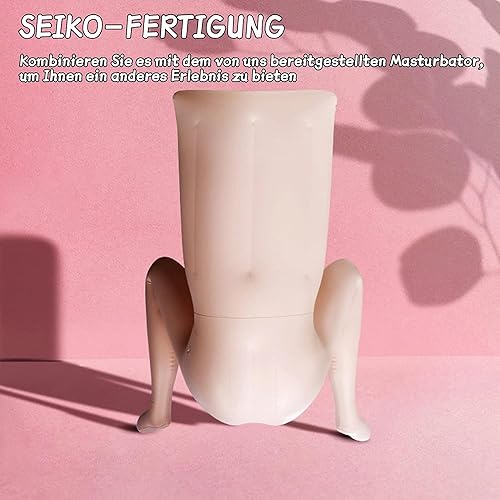 Miniatura 4 de Masturbador de muñeca sexual inflable, almohada sexy inflable, ayuda inflable para masturbador, gran culo vagina vagina coño masturbándose juguete